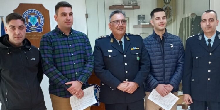 Έδεσσα: Τελετή ορκωμοσίας τριών νέων Ειδικών Φρουρών στην Ελληνική Αστυνομία