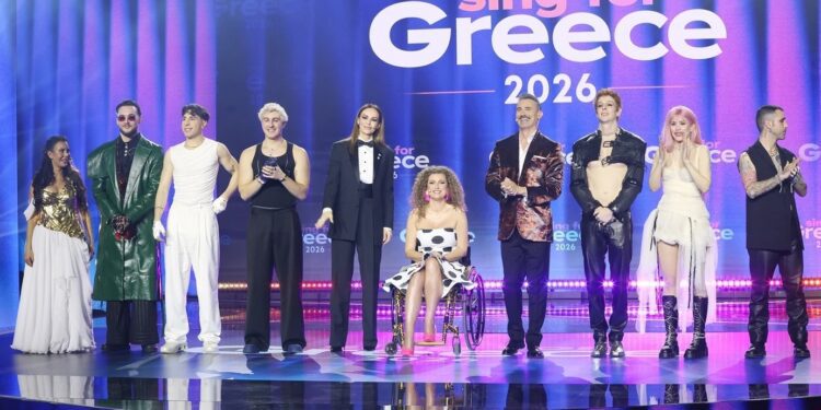 Πρωτιά στην τηλεθέαση για την ΕΡΤ1 με τον Β΄ Ημιτελικό του «Sing for Greece 2026»