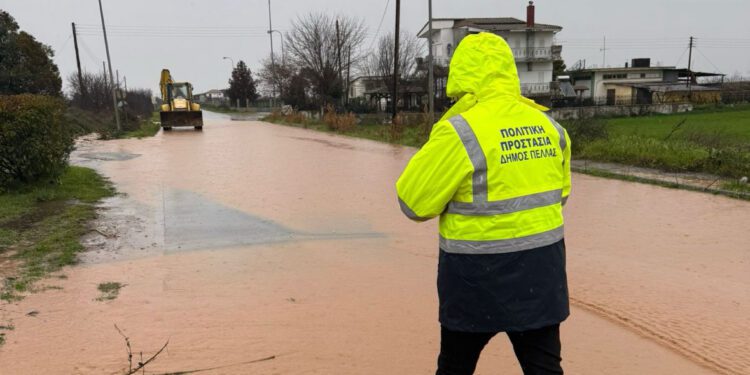 Σοβαρά προβλήματα από την κακοκαιρία στον Δήμο Πέλλας
