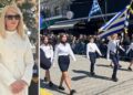 Στην παρέλαση των Γιαννιτσών η Θεοδώρα Τζάκρη την 25η Μαρτίου