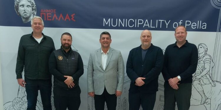 Συνάντηση του Δημάρχου Πέλλας με εκπροσώπους της Ελληνικής Κοινότητας της Πολιτείας Κονέκτικατ των ΗΠΑ