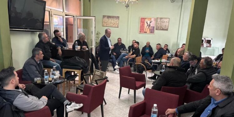 Συνάντηση Σταμενίτη με παραγωγούς στον Προφήτη Ηλία Σκύδρας