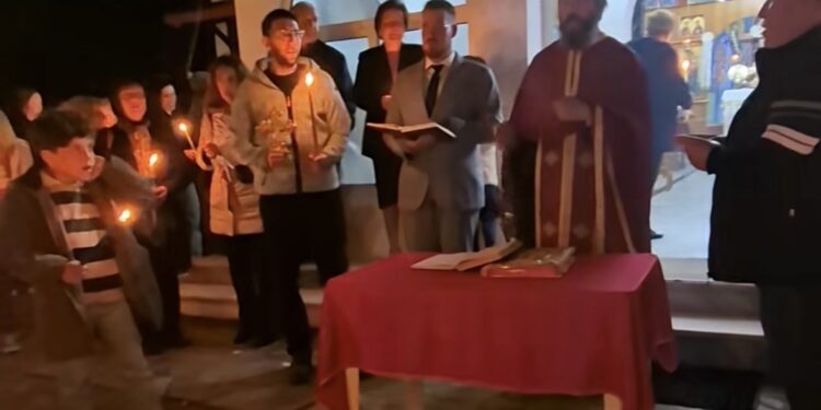 Σε κλίμα κατάνυξης εορτάστηκε η Ανάσταση στην Αγάθη Αλμωπίας