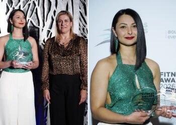 Σάρωσε τα βραβεία Fitness Awards το γυμναστήριο SANUS και η Κατερίνα Κώτση
