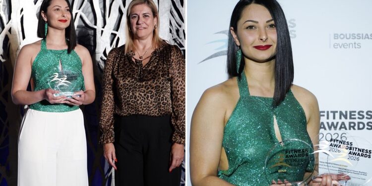 Σάρωσε τα βραβεία Fitness Awards το γυμναστήριο SANUS και η Κατερίνα Κώτση