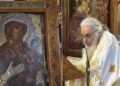 Υποδοχή την θαυματουργής εικόνος της Παναγίας της Μηλιώτισσας στα Γιαννιτσά
