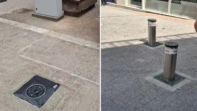 Δήμος Πέλλας: Σε λειτουργία οι αυτόματες βυθιζόμενες μπάρες στα Γιαννιτσά