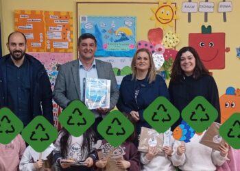 Ο Δήμαρχος Πέλλας στο 11ο Νηπιαγωγείο Γιαννιτσών για το πρόγραμμα “Plastic Clever Schools”