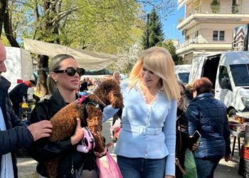 Στις λαϊκές αγορές η Θ. Τζάκρη – Εκεί όπου χτυπά ο παλμός της τοπικής κοινωνίας