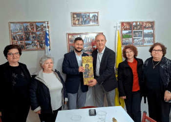 Επίσκεψη του Θ. Καράογλου στην Ιστορική & Λαογραφική Εστία Αλμωπίας «Αλησμόνητες Πατρίδες»