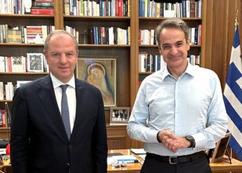 Συνάντηση του Διονύση Σταμενίτη με τον Πρωθυπουργό Κυριάκο Μητσοτάκη