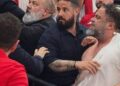 Πιάστηκαν στα χέρια Βαγγέλης Μαρινάκης – Γρηγόρης Δημητριάδης στα επίσημα του ΟΑΚΑ