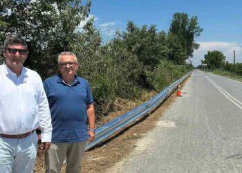 Στηθαία ασφαλείας στο οδικό δίκτυο του Δήμου Πέλλας