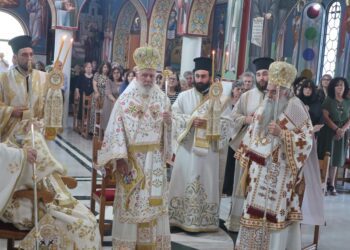 Εγκάρδια υποδοχή του Μητροπολίτη Σύρου κ. Δωρόθεου στην Δωροθέα Αλμωπίας