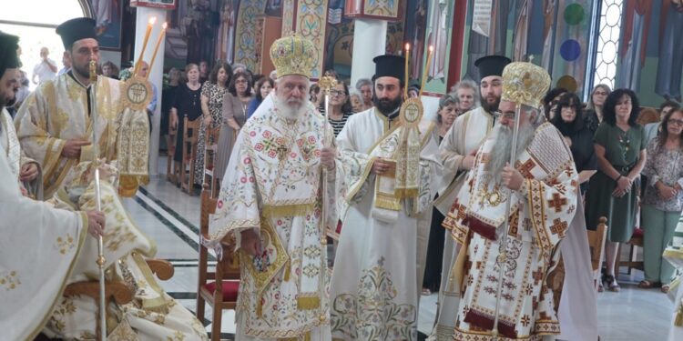 Εγκάρδια υποδοχή του Μητροπολίτη Σύρου κ. Δωρόθεου στην Δωροθέα Αλμωπίας