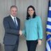 Συνάντηση Δ. Σταμενίτη με την Υπουργό Εργασίας Ν. Κεραμέως