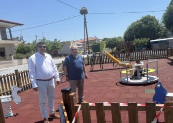 Νέα πιστοποιημένη παιδική χαρά στο Δαμιανό από τον Δήμο Πέλλας