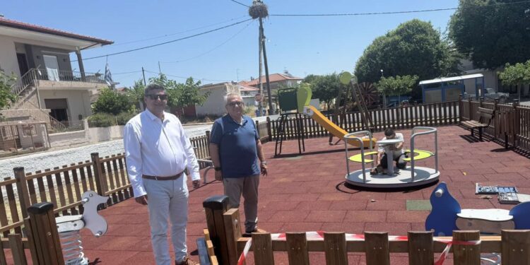 Νέα πιστοποιημένη παιδική χαρά στο Δαμιανό από τον Δήμο Πέλλας
