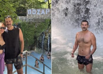 Στιγμές χαλάρωσης στα Λουτρά Πόζαρ για τον Τάσο Ιορδανίδη και την Θάλεια Ματίκα