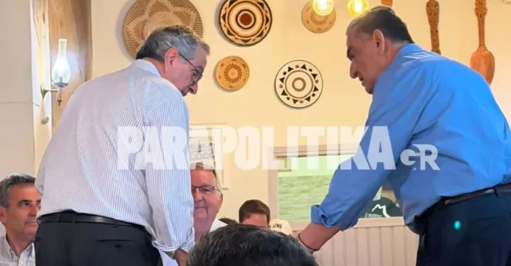 Το δείπνο Καρασμάνη – Σαμαρά που ανάβει φωτιές στην πολιτική σκηνή της Πέλλας