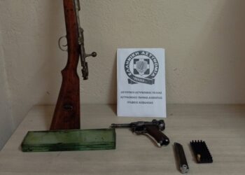 Αλμωπία: Συνελήφθη άνδρας που έκρυβε όπλα στην αυλή του σπιτιού του