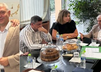 Σύσκεψη του Δημάρχου Αλμωπίας με τον Υπουργό Αγροτικής Ανάπτυξης Μαργαρίτη Σχοινά στην Πέλλα