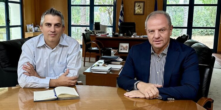 Συνάντηση του Διονύση Σταμενίτη με τον Υπουργό Υποδομών και Μεταφορών